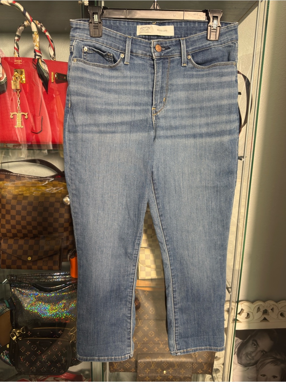 Signature by Levi Strauss Light Blue Cropped Women's Jeans